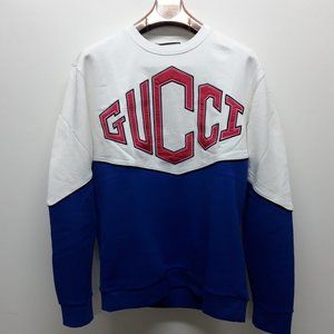 Gucci Men White&Blue Sweatshirt "XXL"